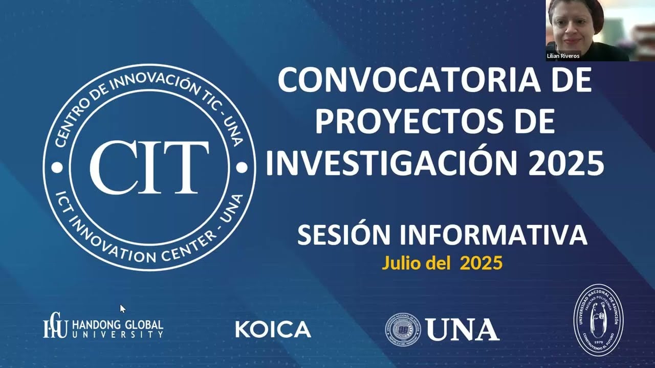 Sesión Informativa - Proyectos I+D+i Convocatoria 2025